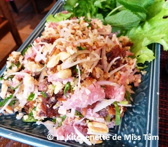 Salade de riz croustillant “Nem Lao”